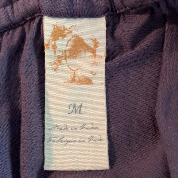 Francesca’s Medium Purple Deep V Embellished Top: 4071 - Picture 9 of 11